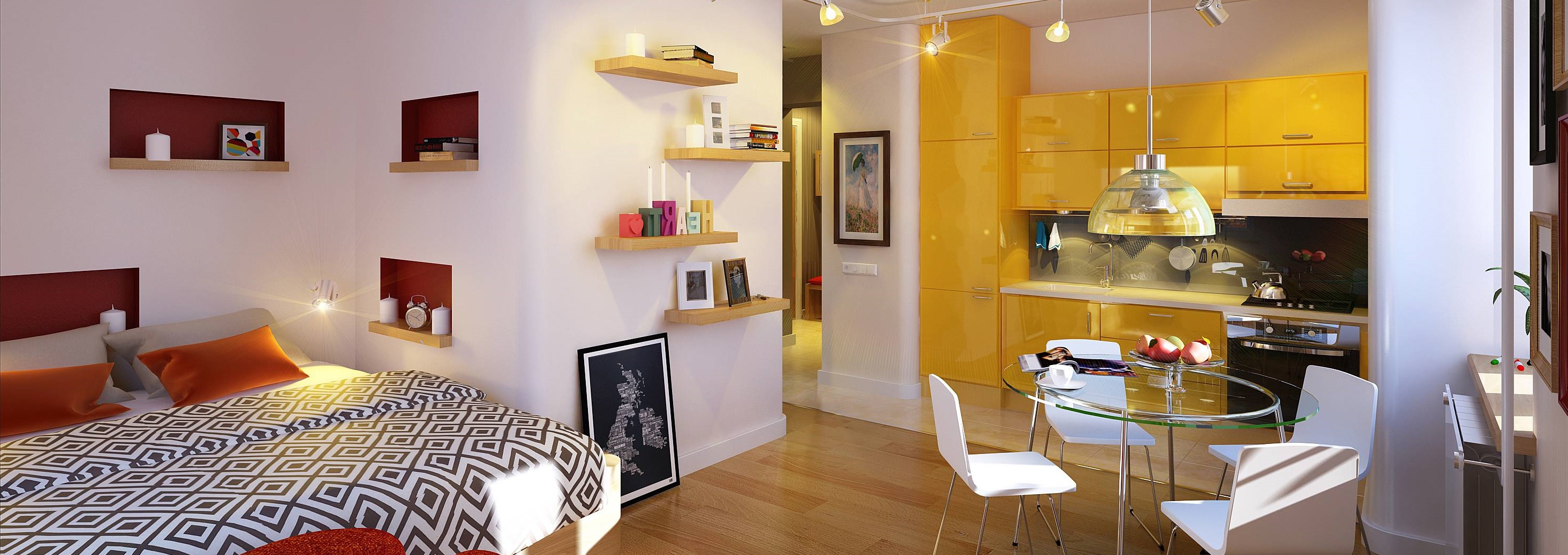 Как организовать интерьер в маленькой квартире, чтобы сделать ее комфортной и стильной