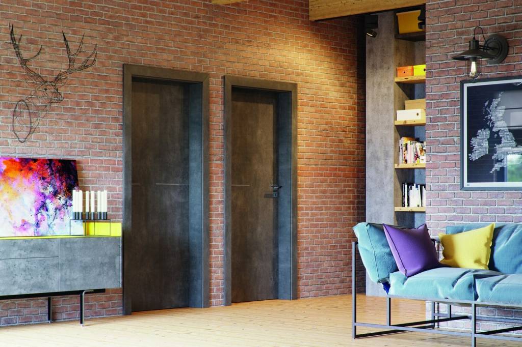 Межкомнатные двери лофт 