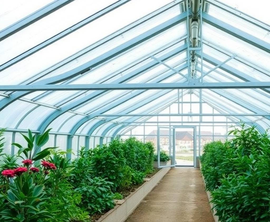 Как построить теплицу из поликарбоната