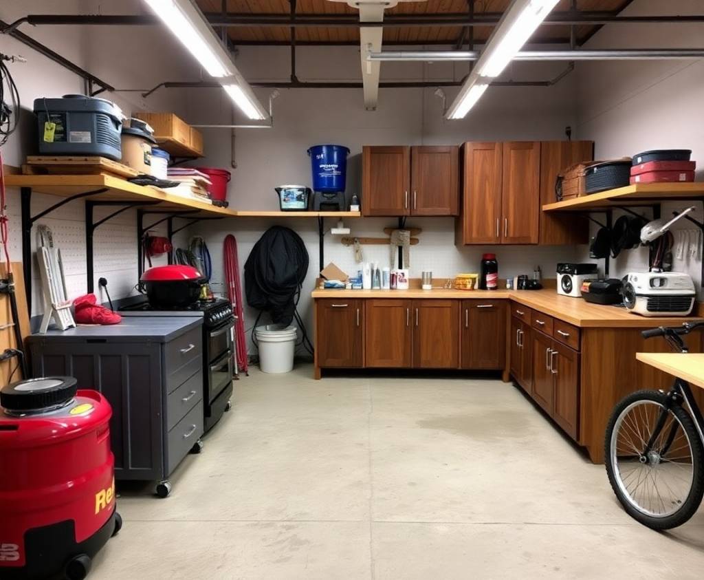 Организация хранения в гараже